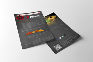 Flyer de restaurant oriental