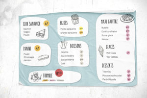 carte de menu